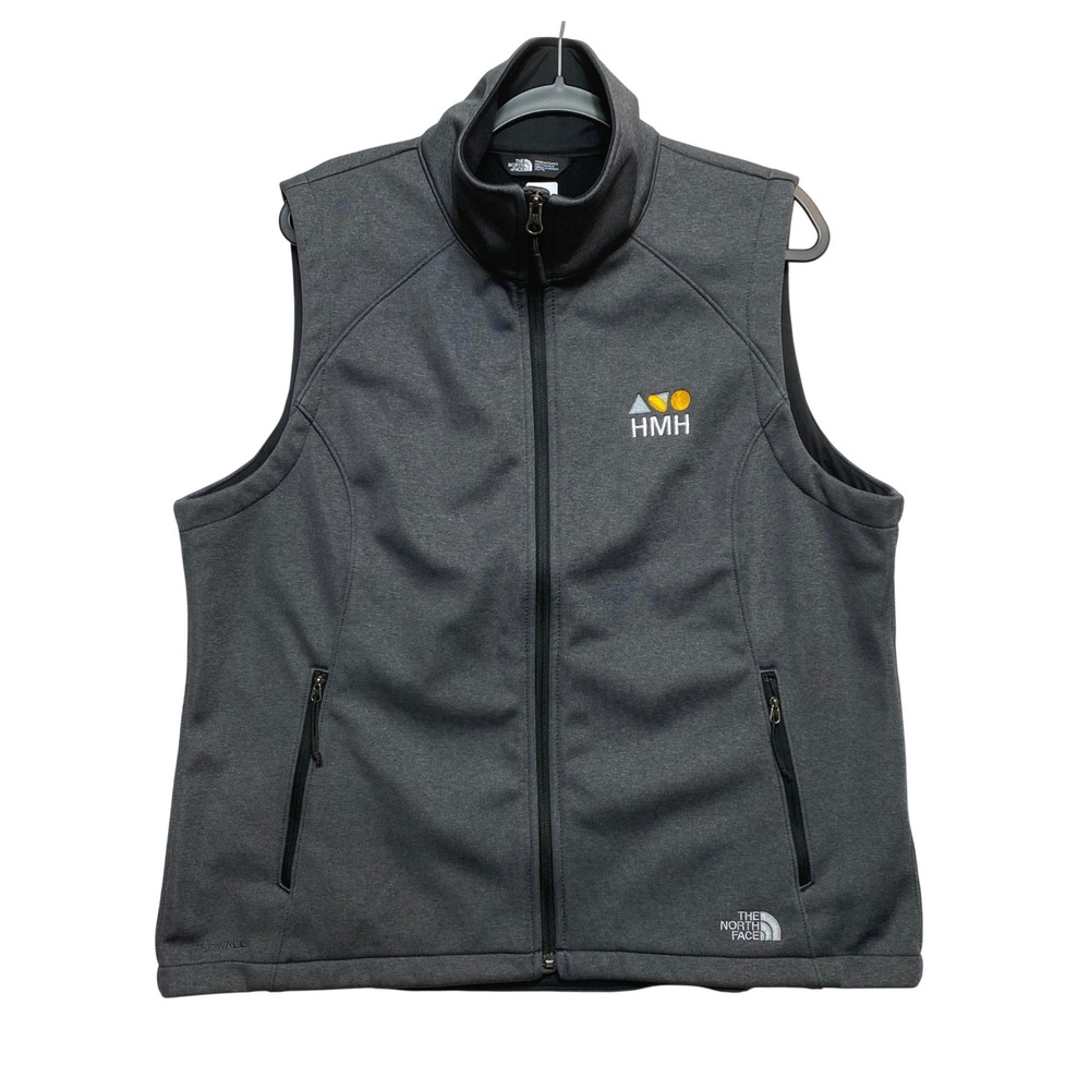 The North Face Vest Womens XXL Dark Gray Apex Bionic Softshell Full Zip